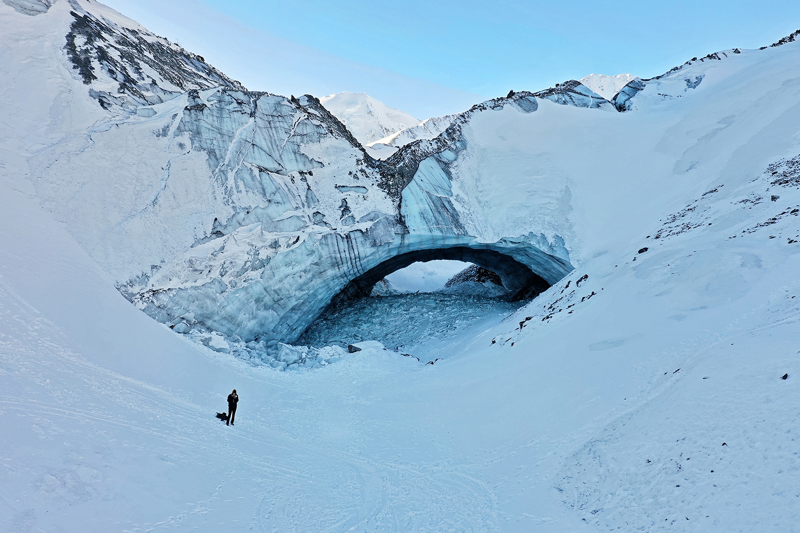 Ice cave near Haines Junction