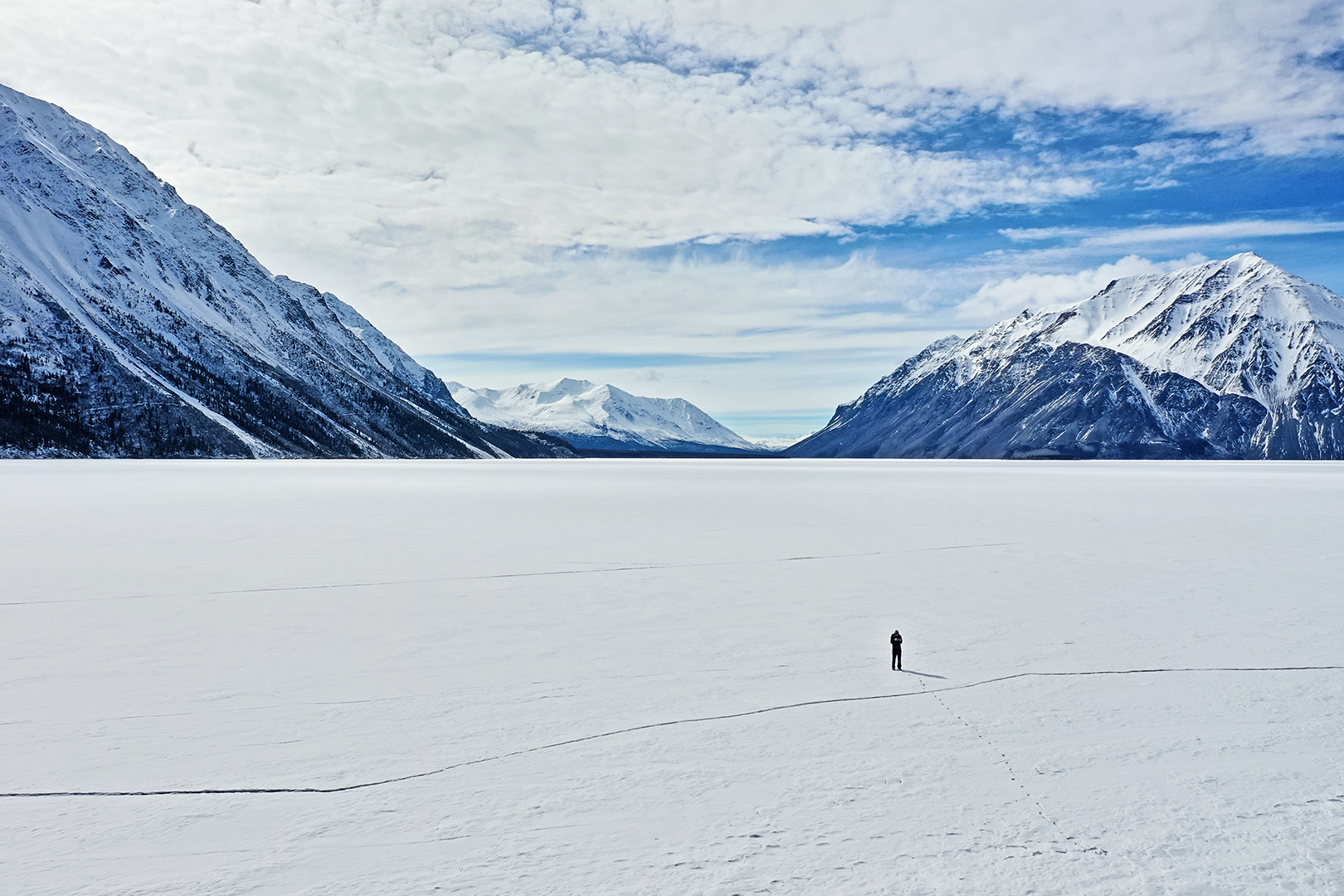 Frozen Kathleen Lake